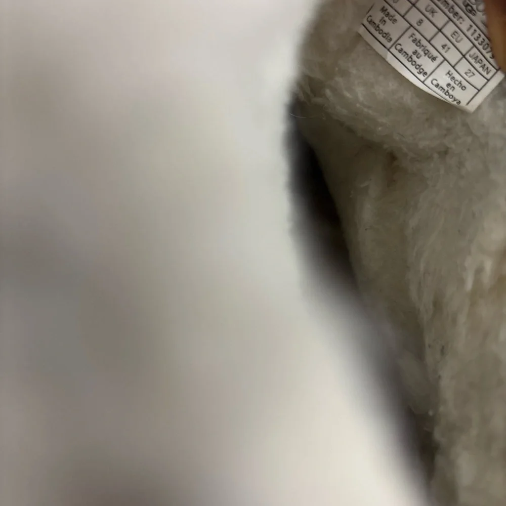 UGG Womans Koolaburra Size 10 USA Mini  Barley Suede Boots Dune Gray 1133079 - Picture 11 of 13